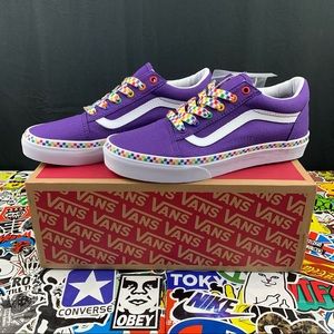 Vans Old Skool Purple Rainbow Women’s Various Size